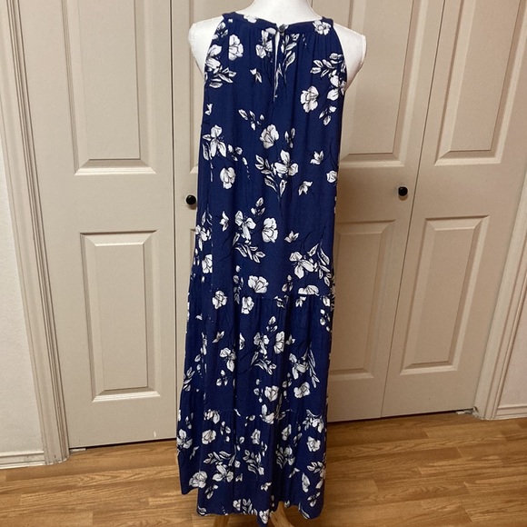 Ripe Pippa Peasant Floral Maxi Maternity Dress Sz L - Picture 5 of 11